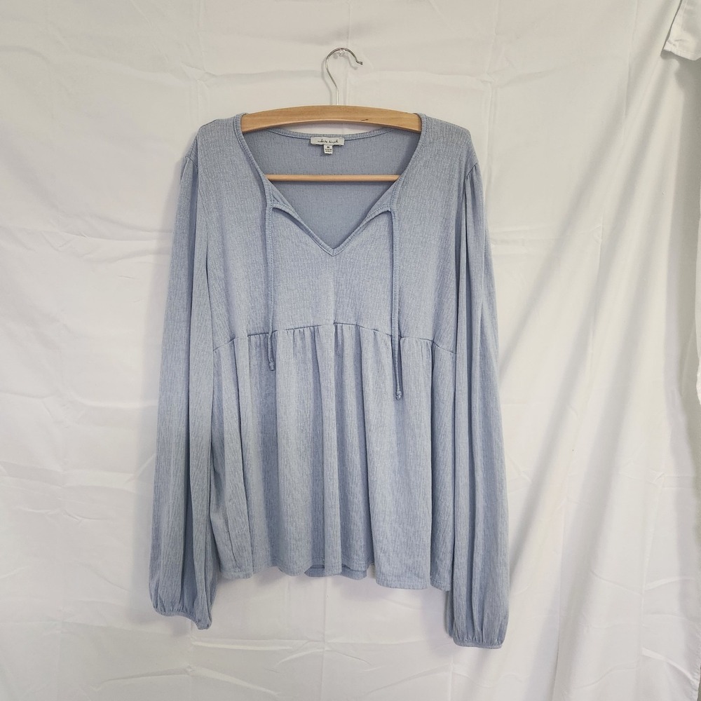 Women's White Birch Long Sleeve Top Size M